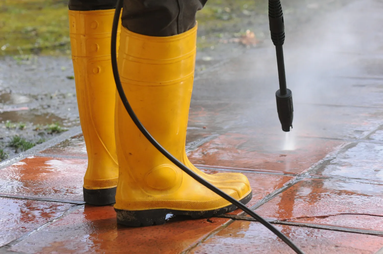 Driveway Pressure Washing